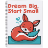 Dream Big, Start Small Notebook